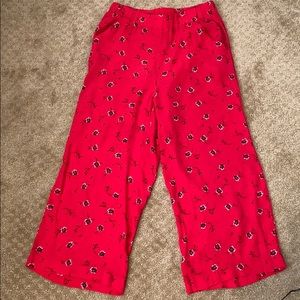 Floral Wide Legged Capri Pants by Knotsisters